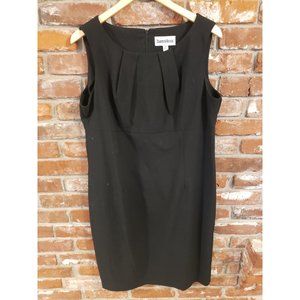 Danny & Nicole simple black formal cocktail dress empire waist. Size 16.